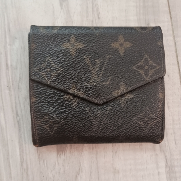 Louis Vuitton W Hook Wallet Monogram Beige Monogram Canvas Authentic - Picture 2 of 14